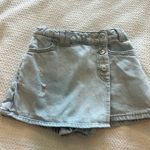 Girls Zara Denim skirt
